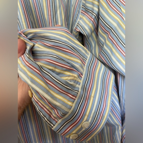 Burberry London Striped Button Down READ DESCRIPTION - Picture 8 of 8